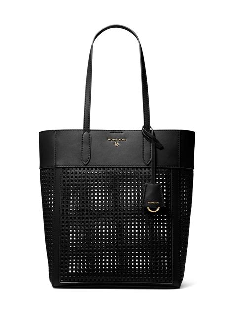 Sinclair Large Perforated Leather Tote Bag 